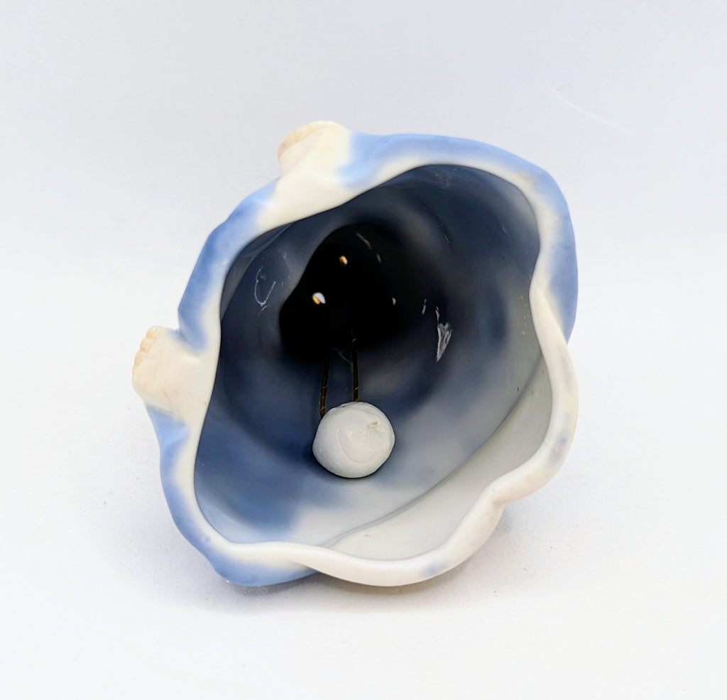 AA Importing St Louis 4.5" Ceramic Baby Wrapped In Blue Blanket Bell Ornament image 3