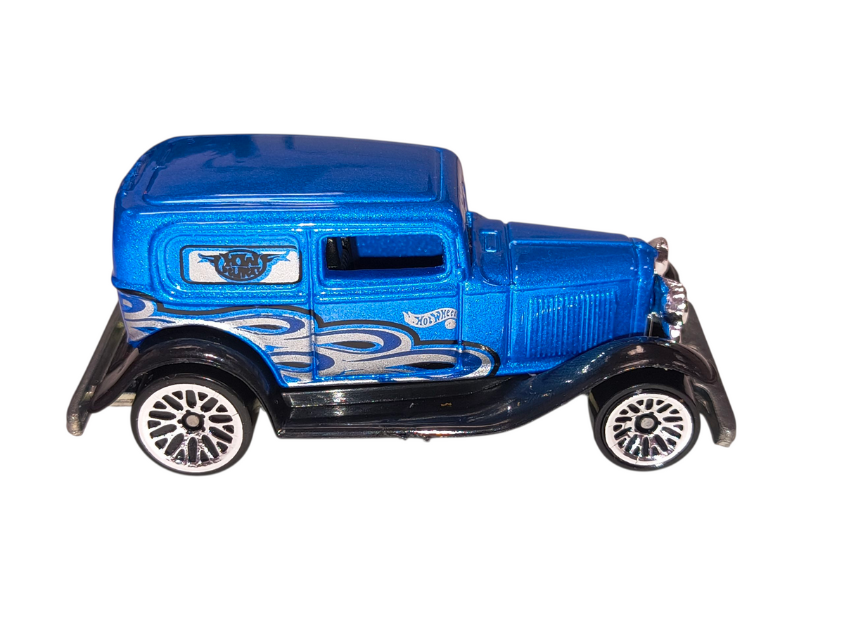 1999 Mattel Hot Wheels 1932 Ford Delivery Truck Blue Silver Malaysia
