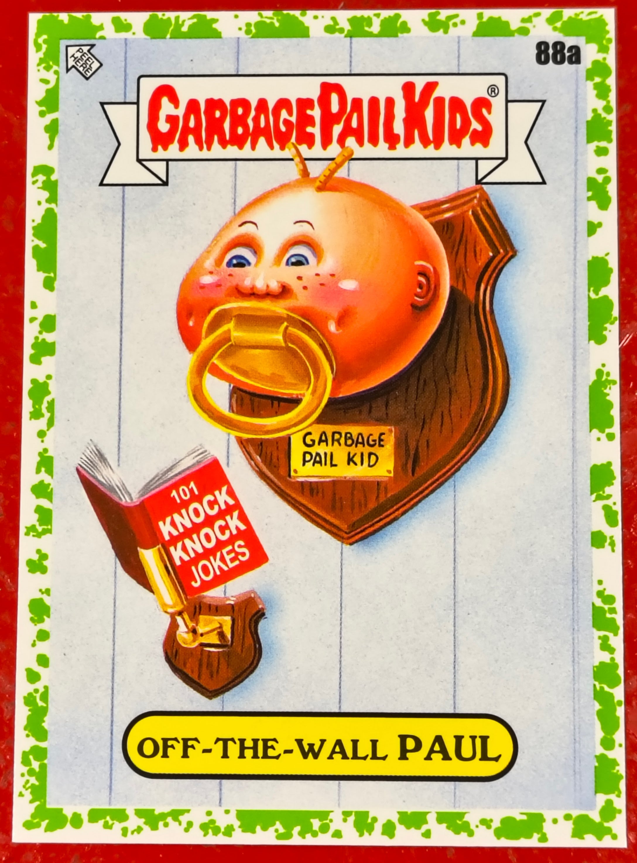 2022 Garbage Pail Kids Book Worms Off The Wall Paul Green Parallel 88a