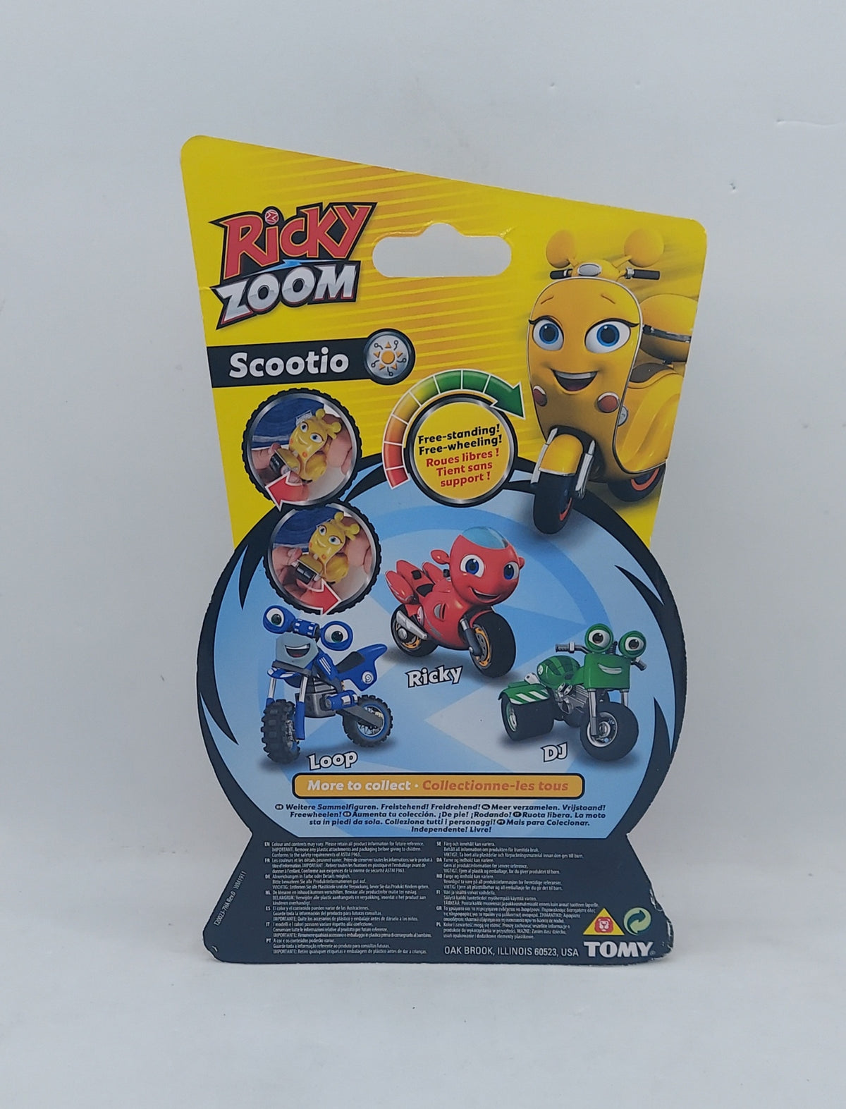 Nickelodeon Ricky Zoom Scootio 3" Figure image 2