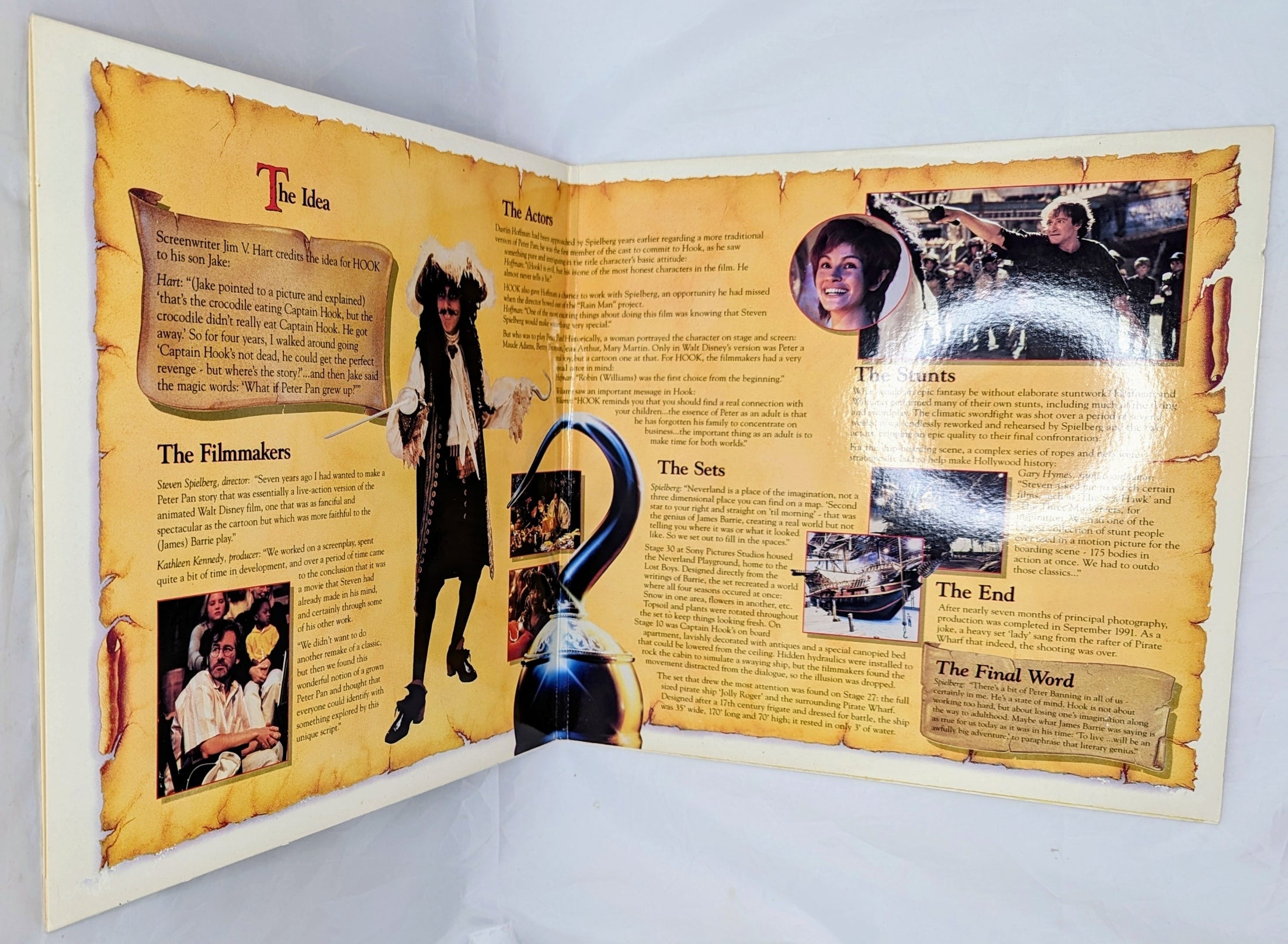 1992 Columbia Tristar Hook Laserdisc Deluxe Widescreen image 3
