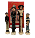 Windsor Collection Pencil Family Carolers Collectible Figurine Set Of 4