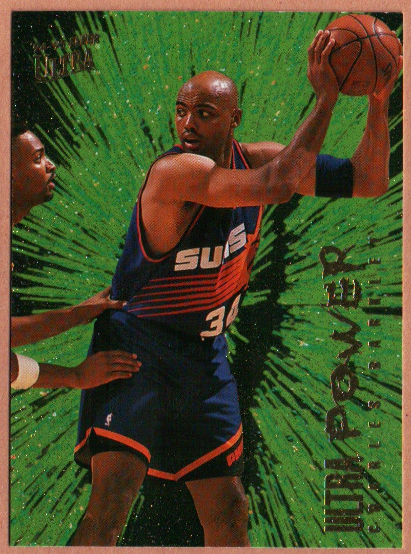 1994-95 Fleer Ultra Power Insert #1 of 10 Charley Barkley Phoenix Suns HOF Card