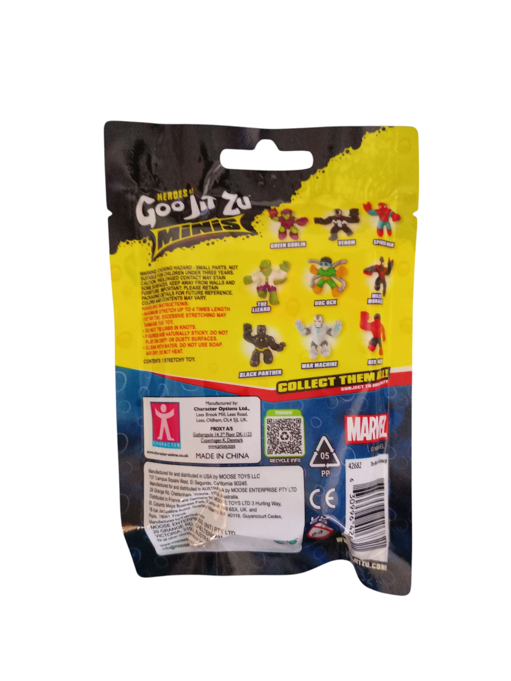 Heroes of Goo Jit Zu Marvel Spider-Man Minis Figure Pack Stretch Squish image 2