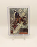 1997 Fleer Marvel Premium QFX Iron Man Photographix Chase Card #6