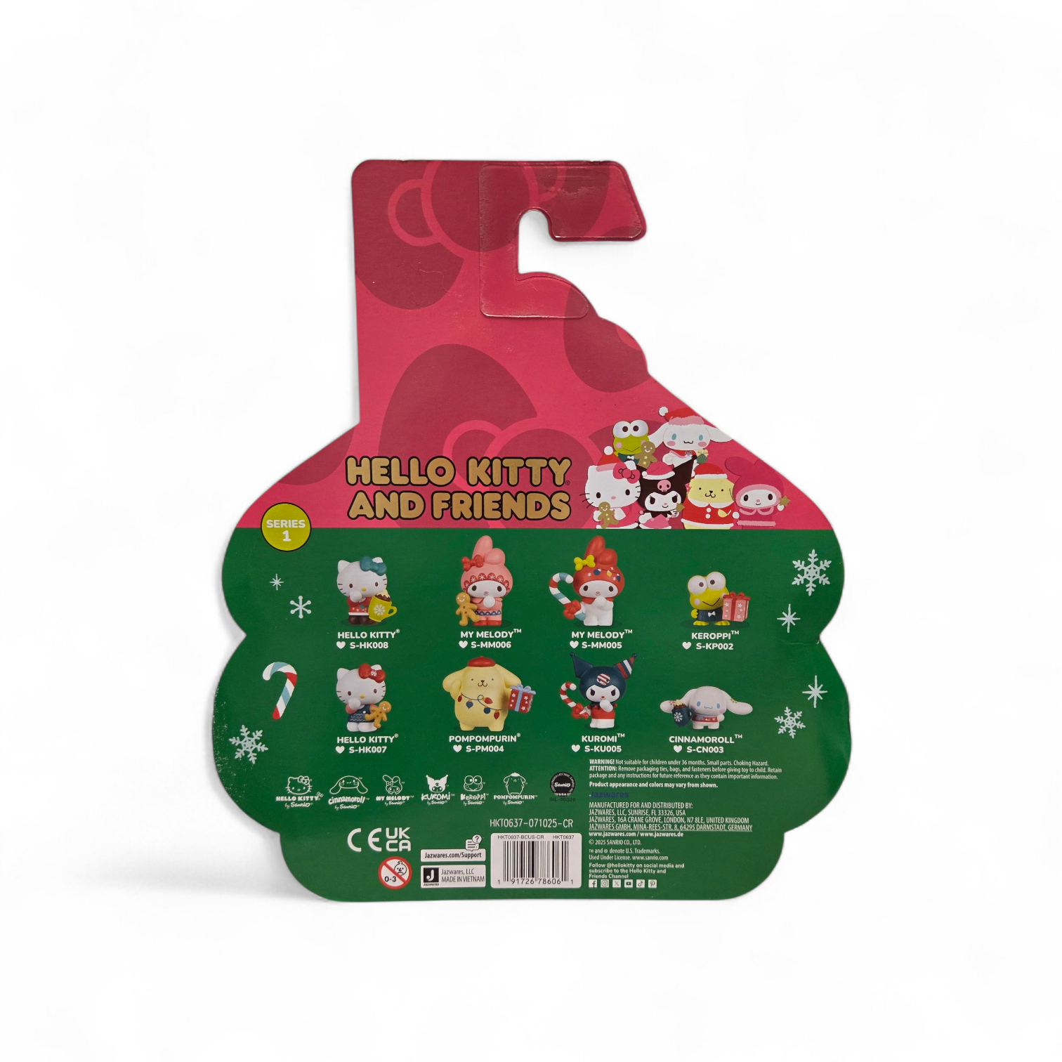 Jazwares Sanrio Holiday Hello Kitty & Friends Series 1 Hello Kitty & Pompompurin image 2
