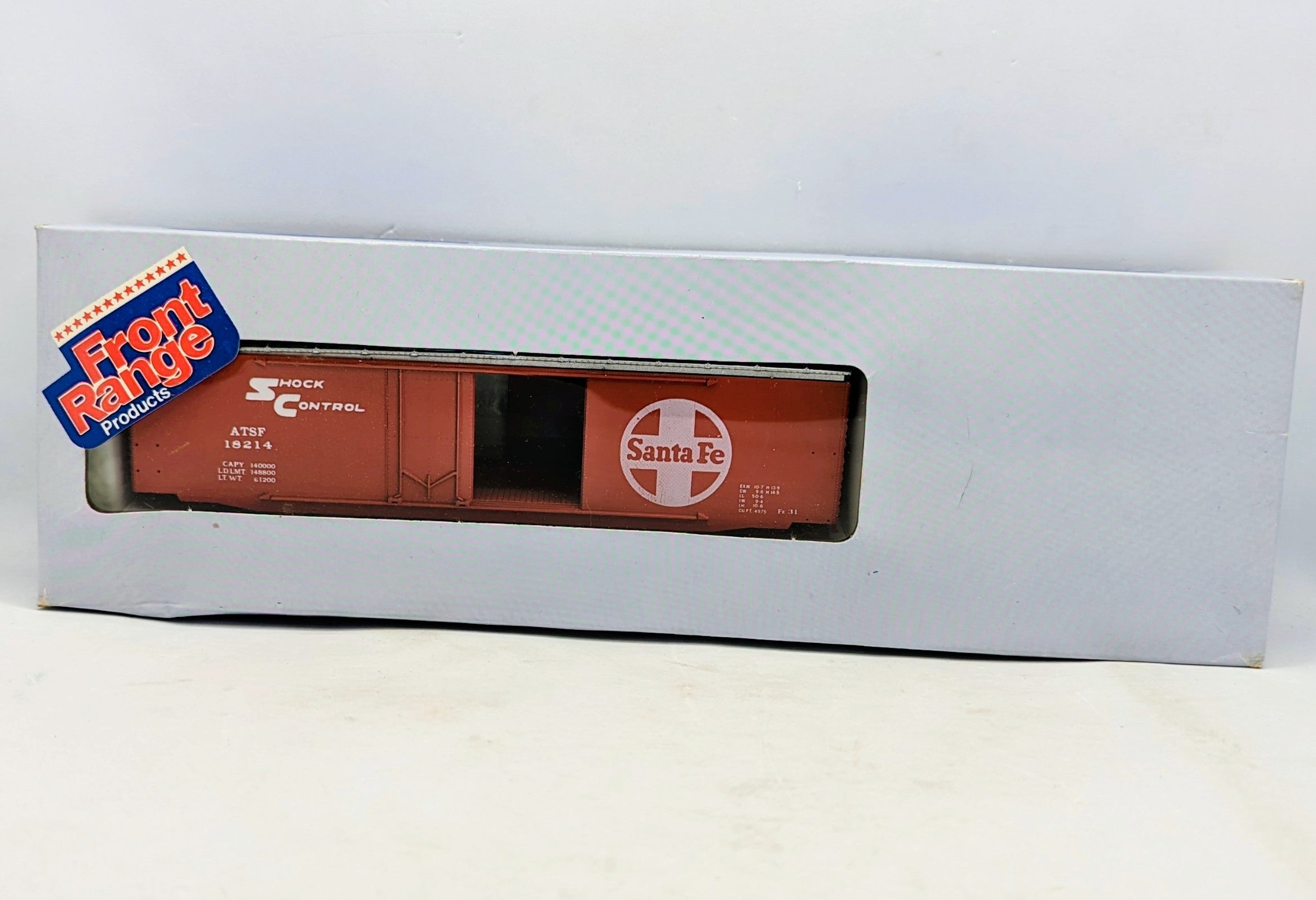 Front Range Products ACF 50' Double Door Box Car Sante Fe #18214 #5106