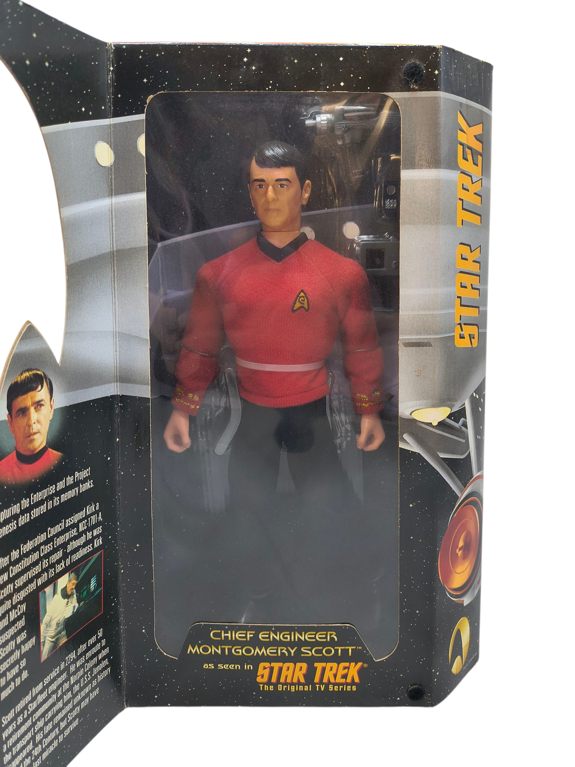1999 Playmates Classic Edition Star Trek Chief Engineer Montgomery Scott 12" image 2