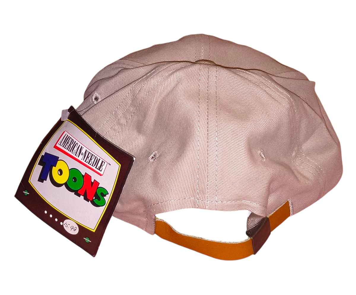 1993 American Needle Toons Lantz Woody Woodpecker Chilly Willy Fishing Hat image 2