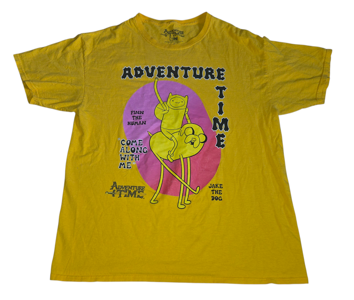 Adventure Time Finn the Human and Jake the Dog Come Along With Me T-Shirt Large