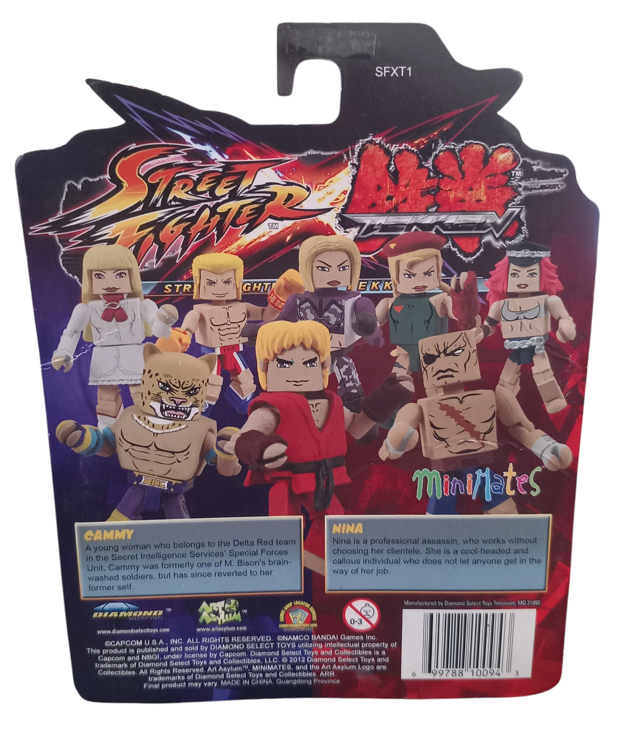 Street Fighter X Tekken Minimates Series 1 Cammy vs Nina - DT image 2