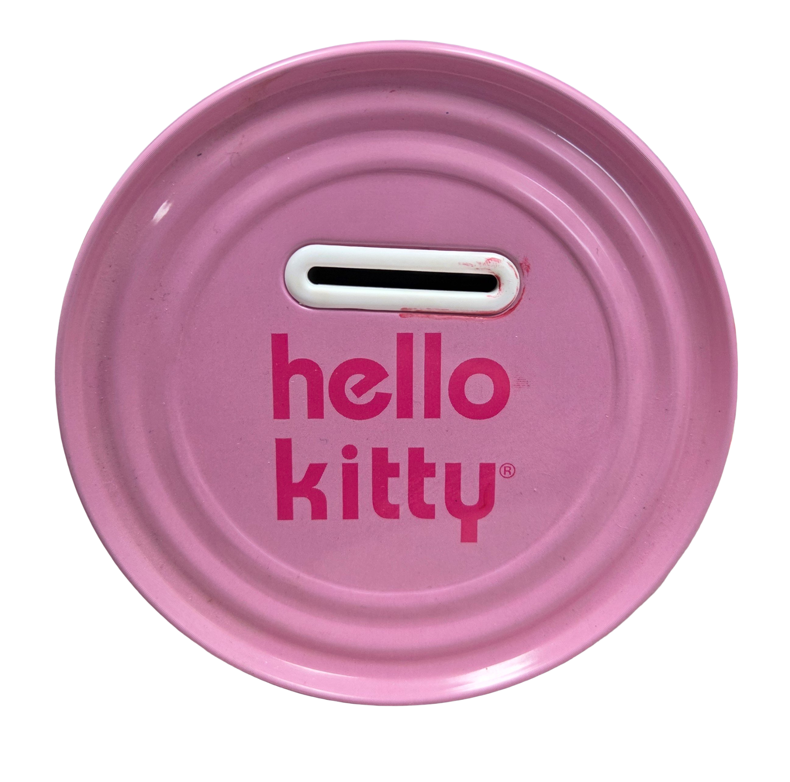 Tin Box Company Sanrio Hello Kitty Clylinder Tin Bank Coin Bank image 4
