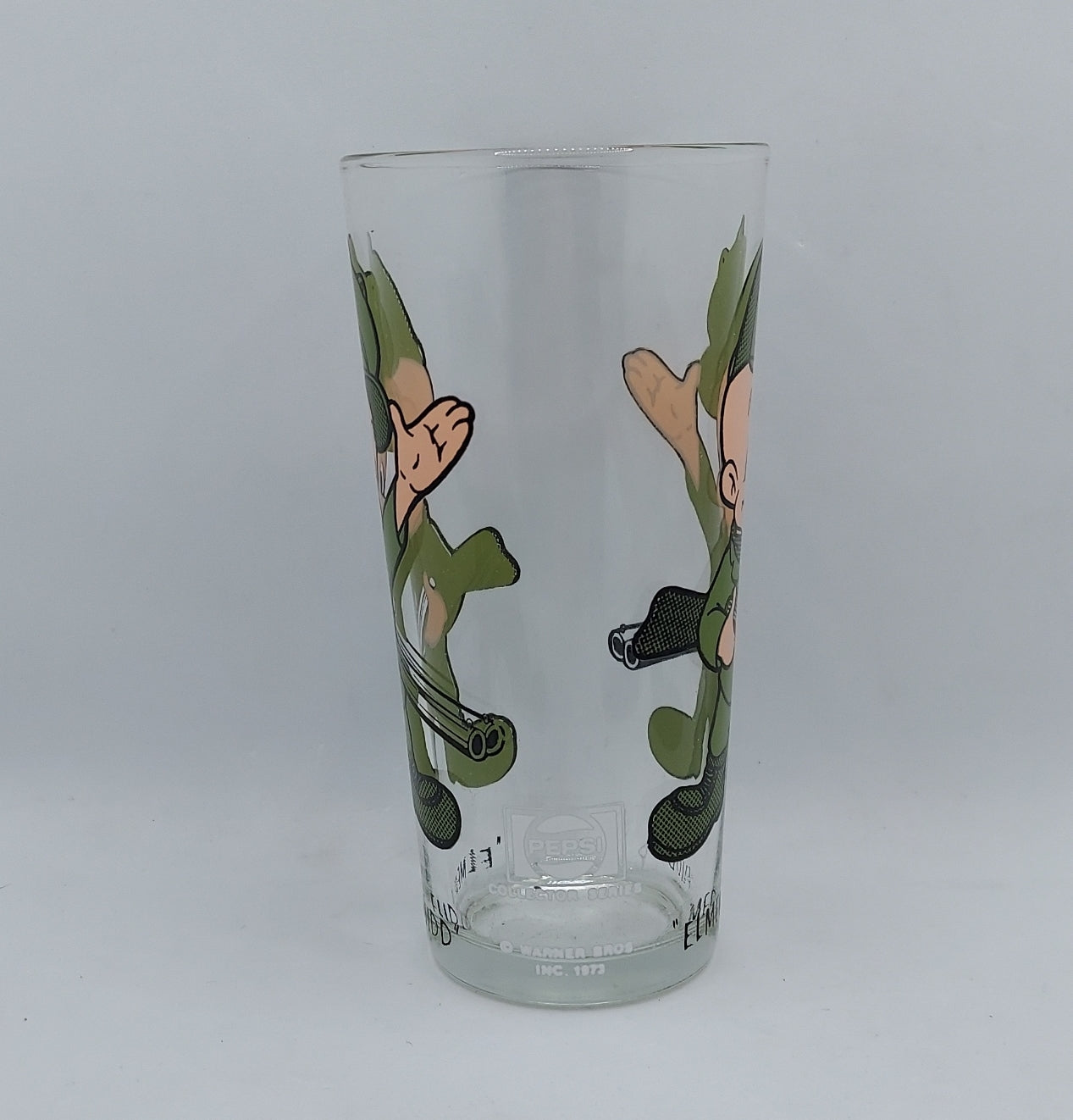 1973 Warner Bros Pepsi Collector Series Elmer Fudd Glass Looney Tunes image 2