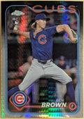 2024 Topps Chrome Update #USC67 Ben Brown RC Prism Refractor Chicago Cubs