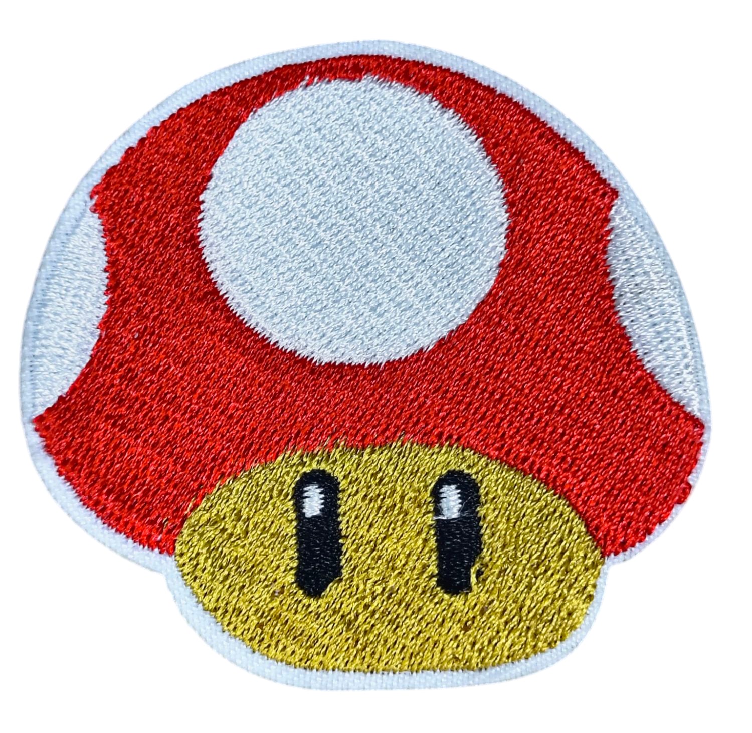 Nintendo Super Mario - Super Mushroom Embroidered Iron On 2.5" Patch