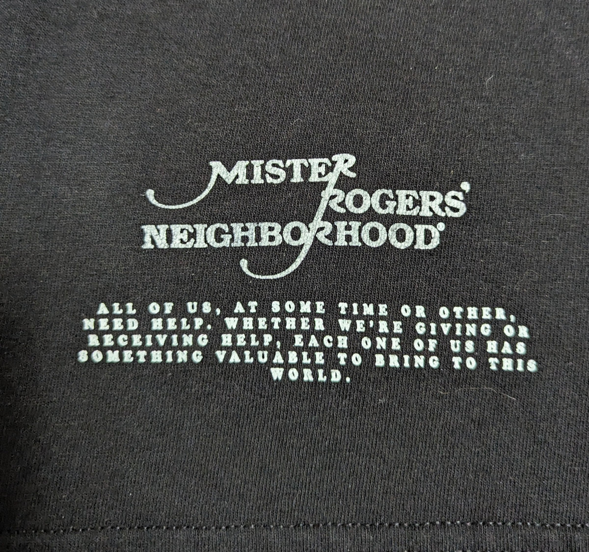 Primitive Skateboarding Mister Rogers' Neighborhood Black Graphic T-Shirt - S image 4