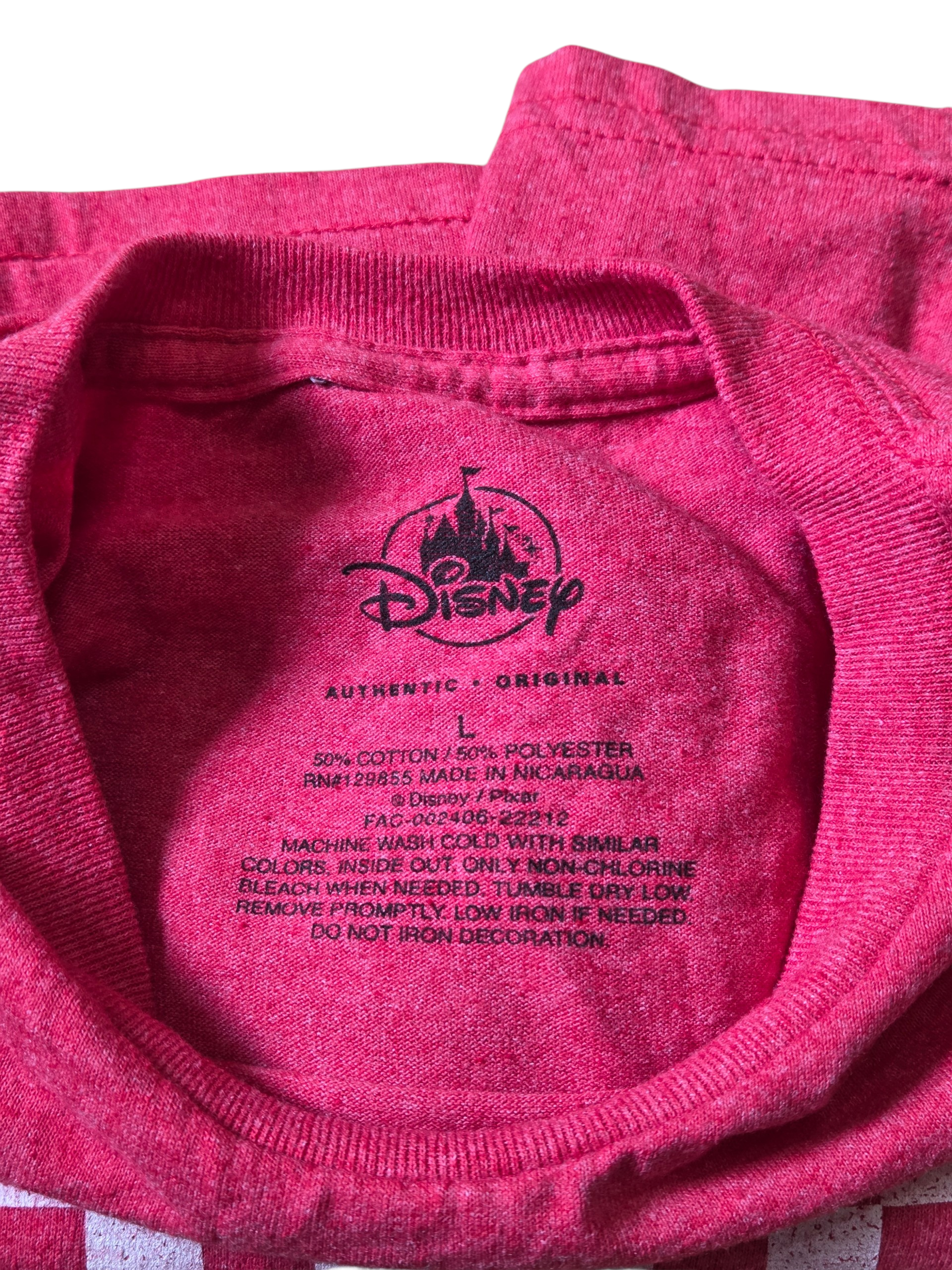 Disney Parks Disneyland Toy Story Alien Pizza Planet Red T-shirt Size Large image 3