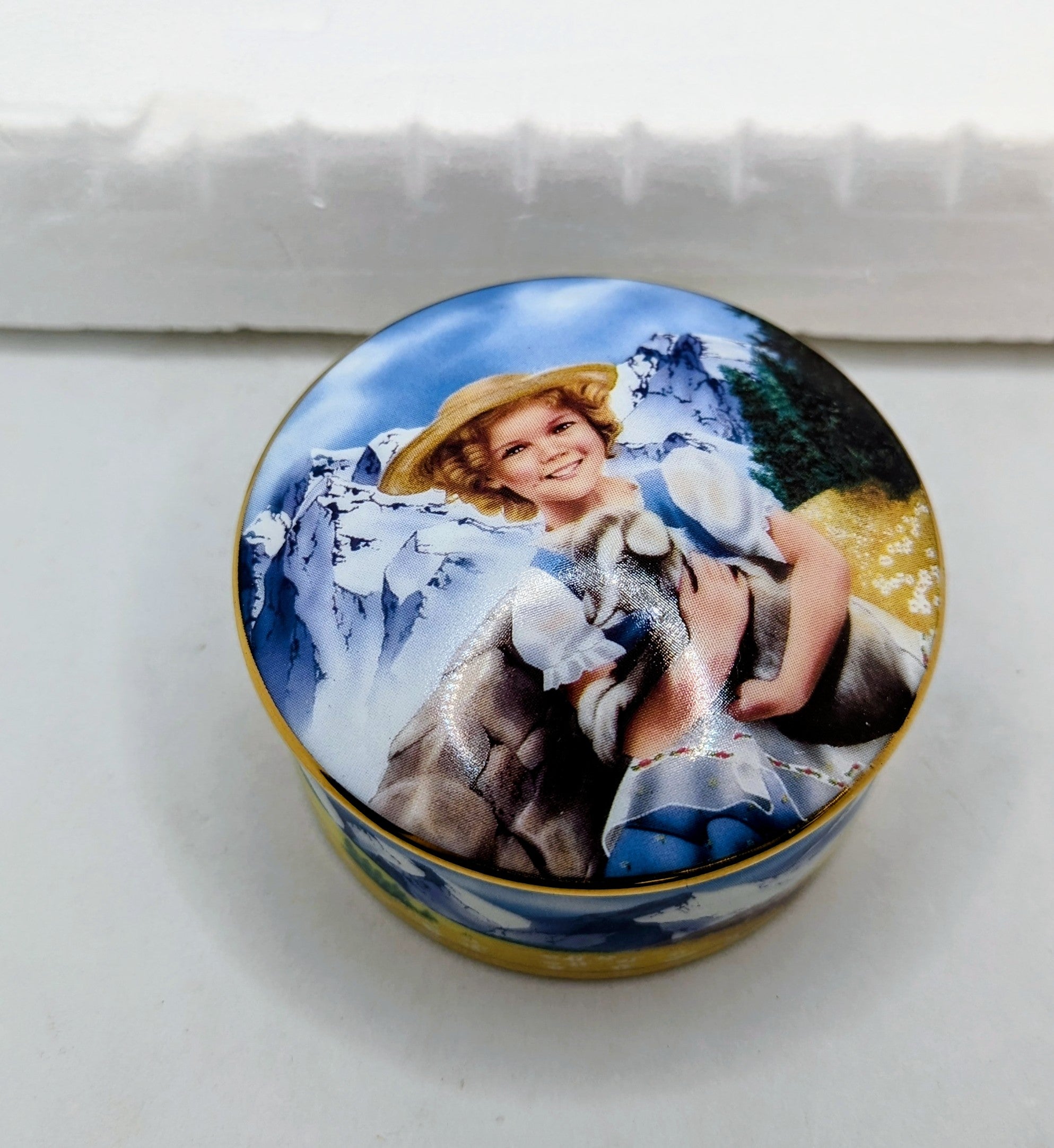 Danbury Mint Shirley Temple “Heidi” Music Box #B5190 Collectible Gift 3" image 3