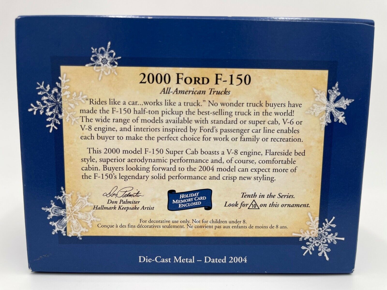 2004 Hallmark Keepsake Collector's Series 2000 Ford F-150 Ornament image 2