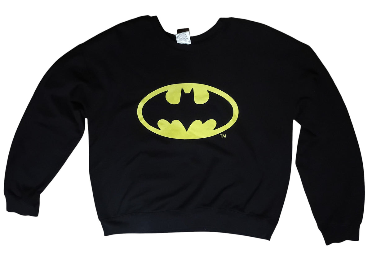 Vintage DC Comics Bat-Signal 1989 Batman Logo Sweatshirt XXL Pullover