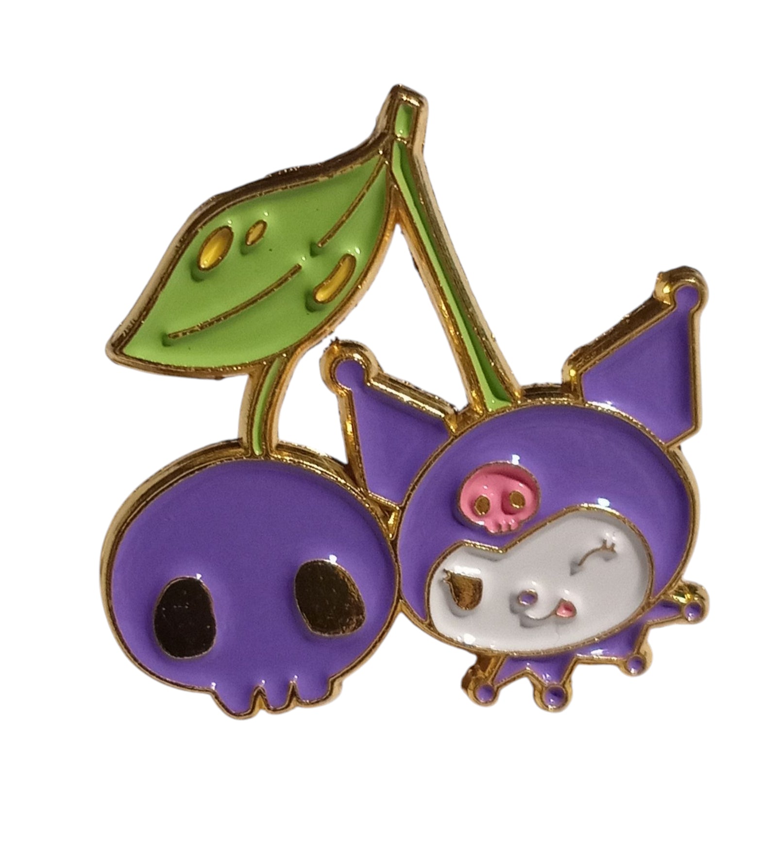 Sanrio Hello Kitty Kuromi Death Cherries Enamel Pin