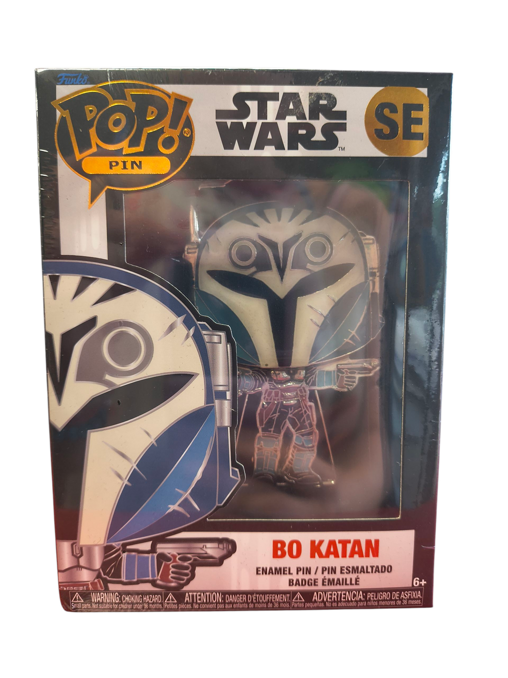 Funko Pop! Pin SE Star Wars The Mandalorian Bo Katan SE Enamel Pin