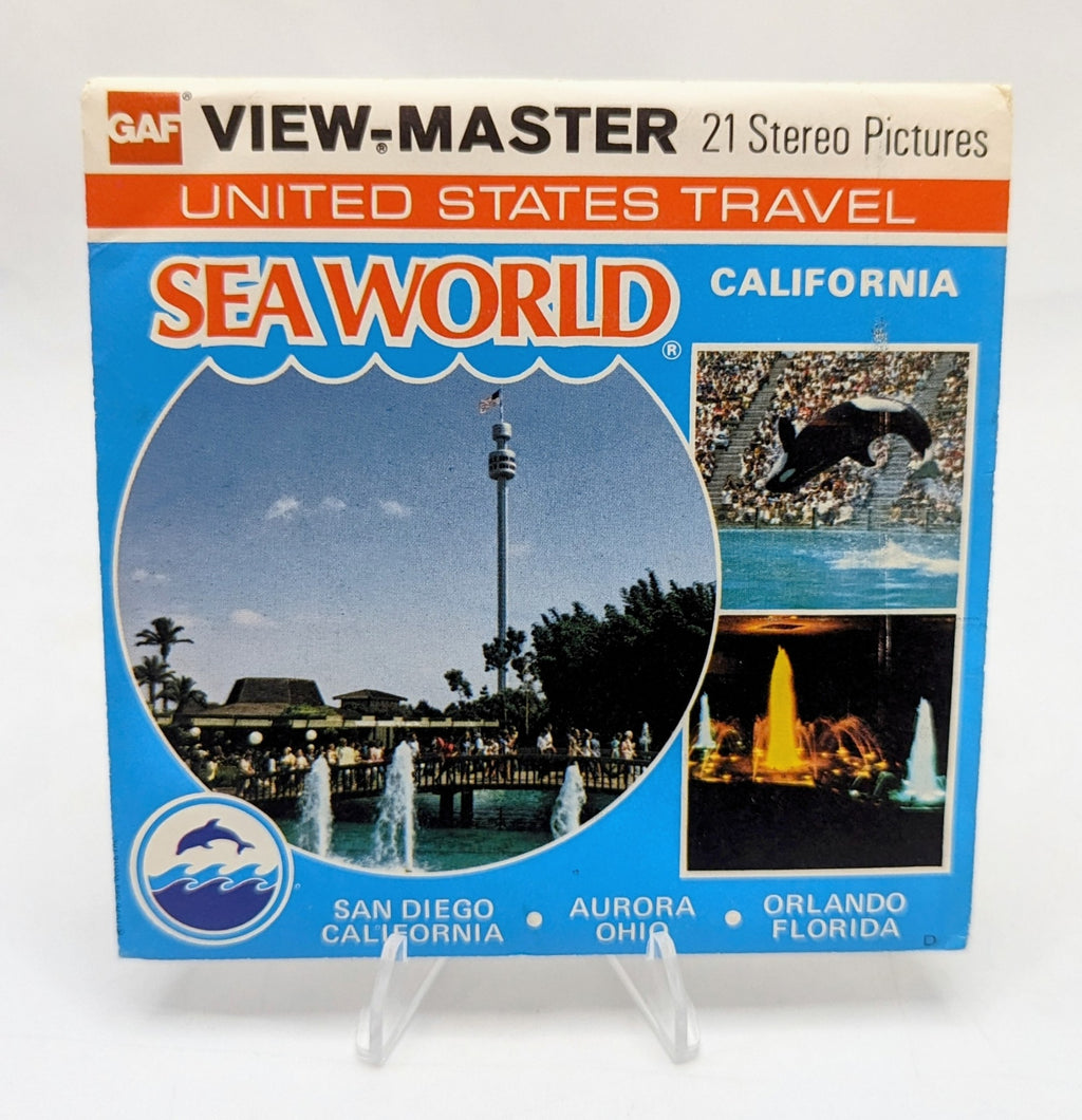1976 GAF View-Master Sea World California 21 Stereo Pictures 3 Reel Pack