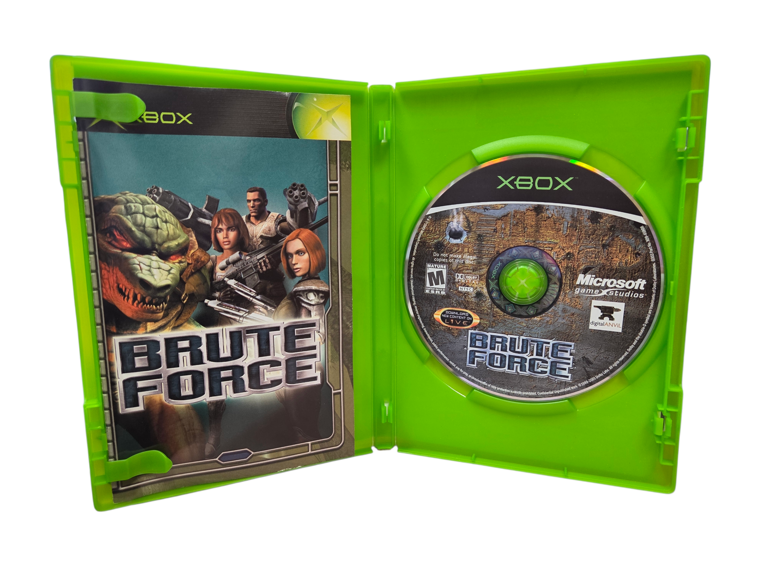 2003 Microsoft Studios Brute Force Xbox CIB image 2