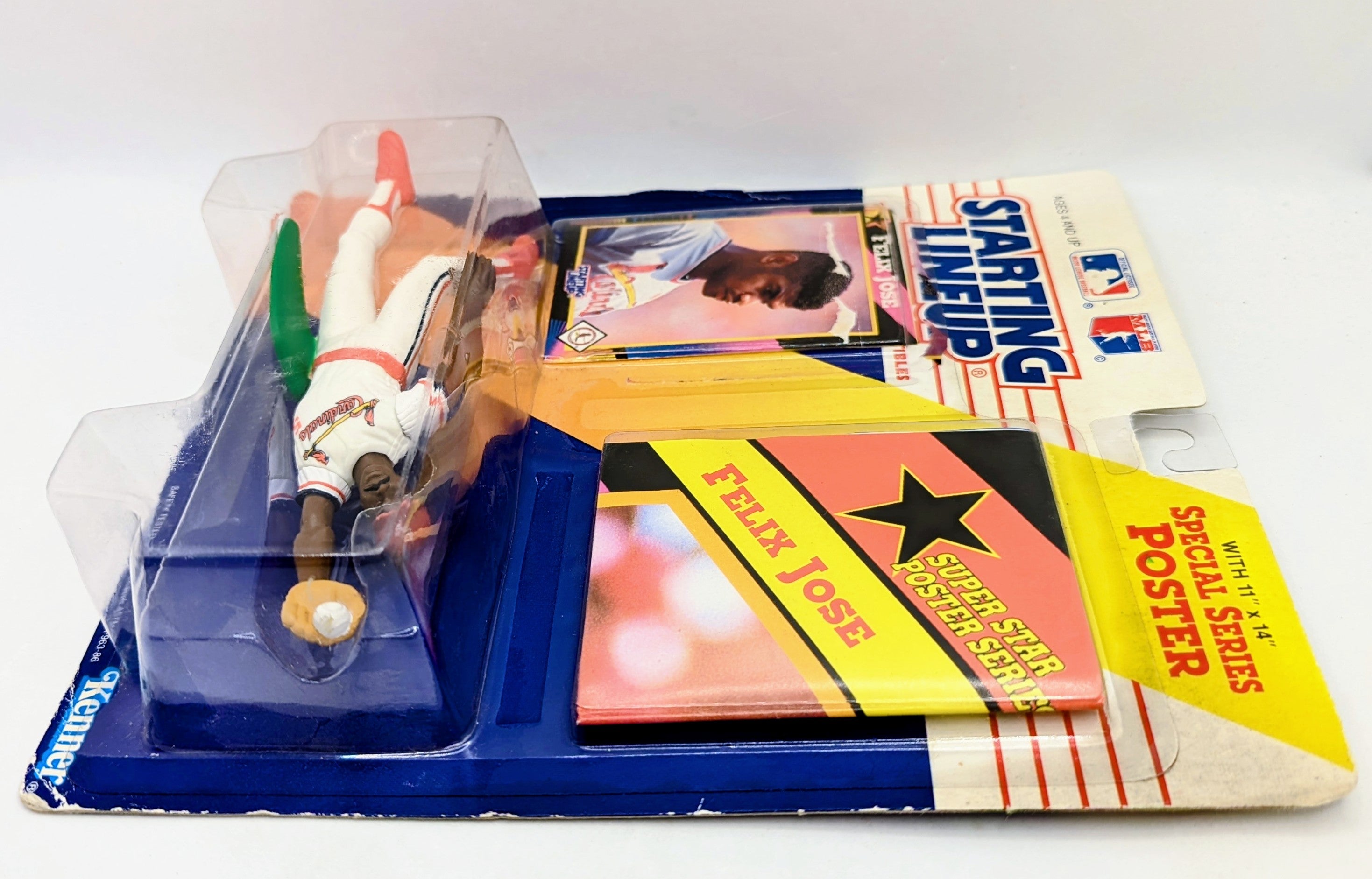 1991 Kenner Starting Lineup Felix Jose St. Louis Cardinals Baseball Figure image 4