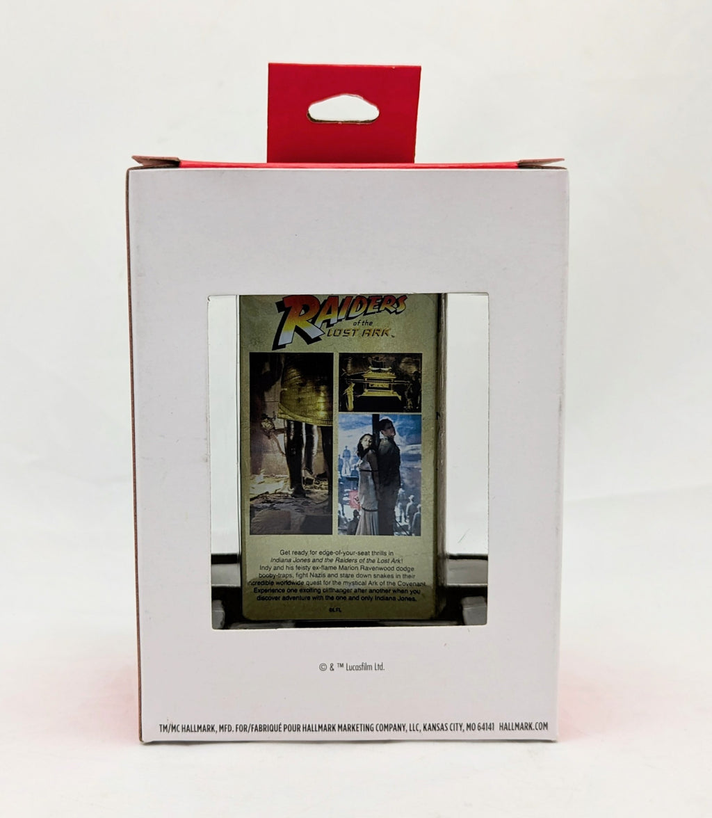 Hallmark Indiana Jones Raiders Of The Lost Ark VHS Ornament image 2