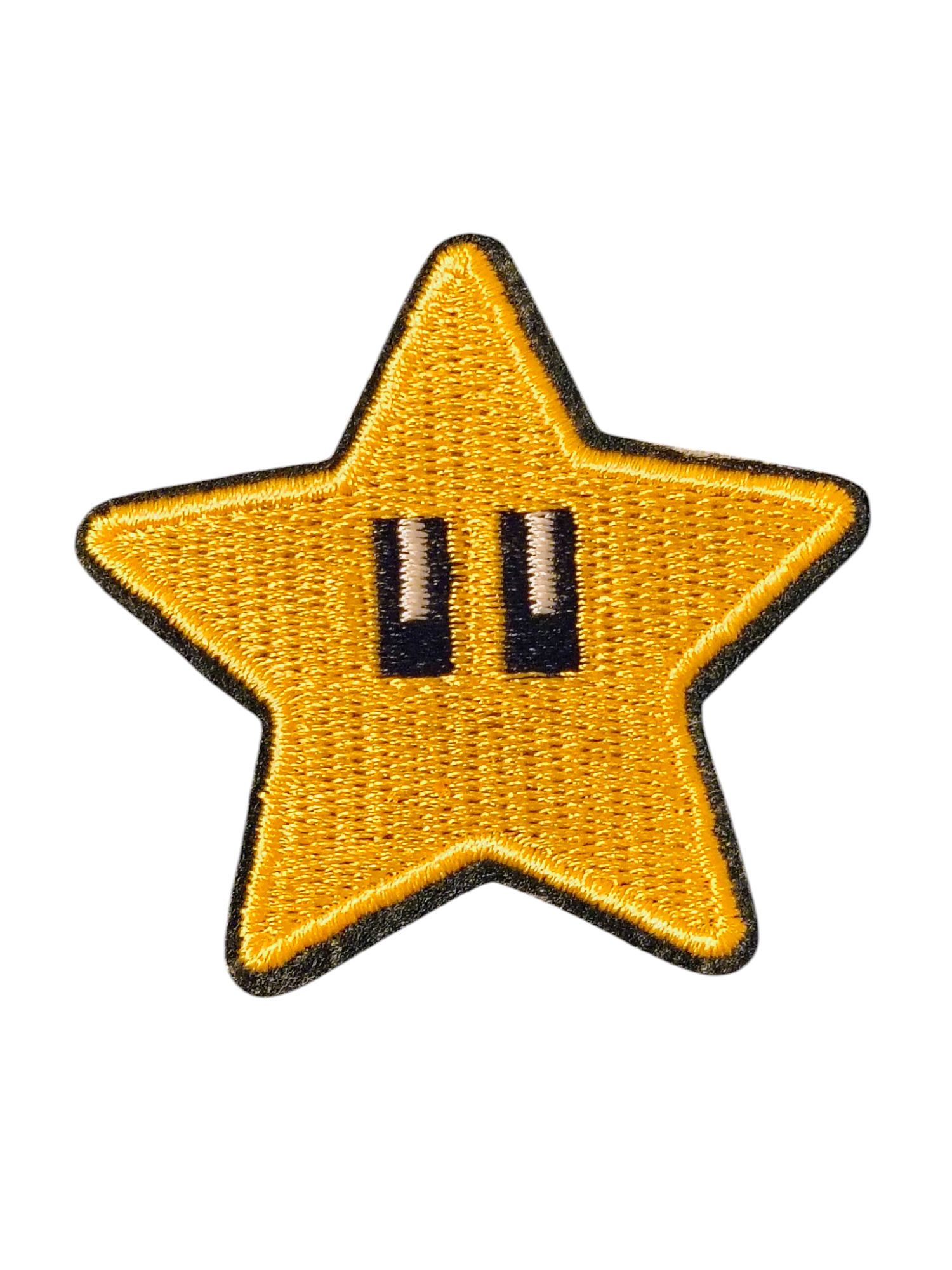 Nintendo Super Mario - Star Power Up Embroidered Iron On 2.5" Patch