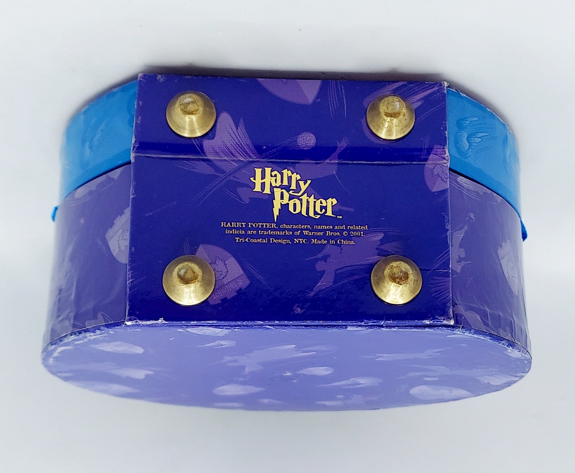 2001 Tri Coastal Designs Small Harry Potter Round Storage Box w/ Wrist Strap image 4
