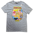 Nintendo Donkey Kong Retro Style Arcade Logo Light Gray T Shirt Size Large