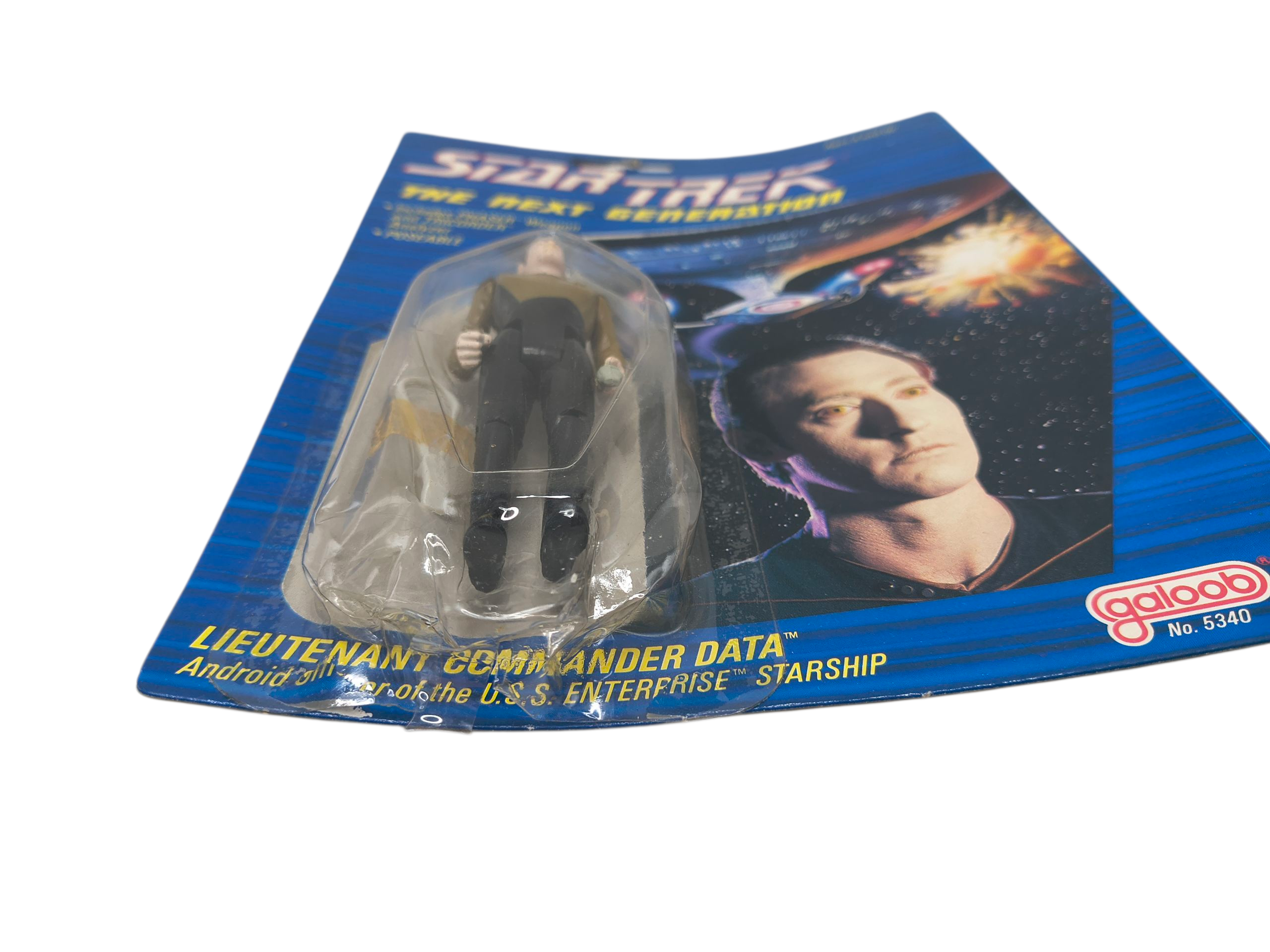 1988 Galoob Star Trek The Next Generation Commander Data Speckled image 3