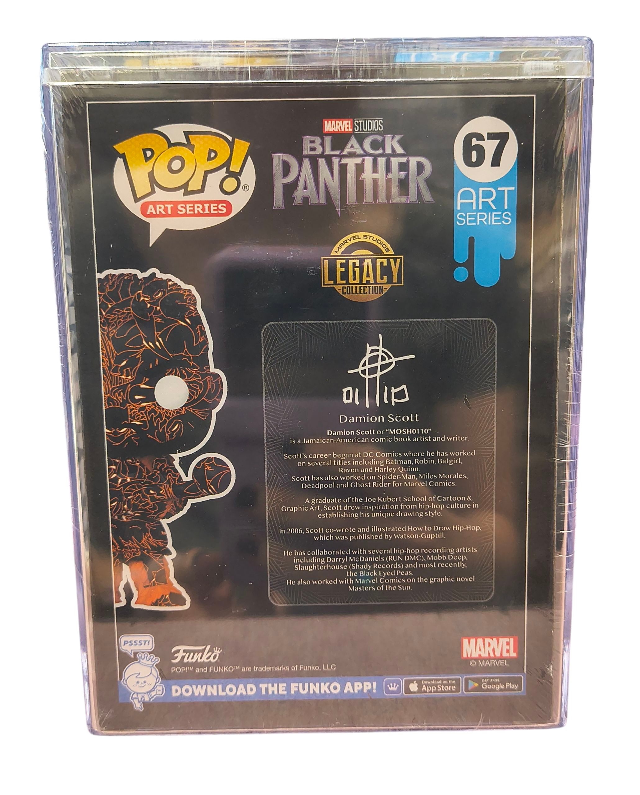 2022 Marvel Funko Pop Black Panther M'Baku #67 Art Series Walmart Exclusive - SC image 2