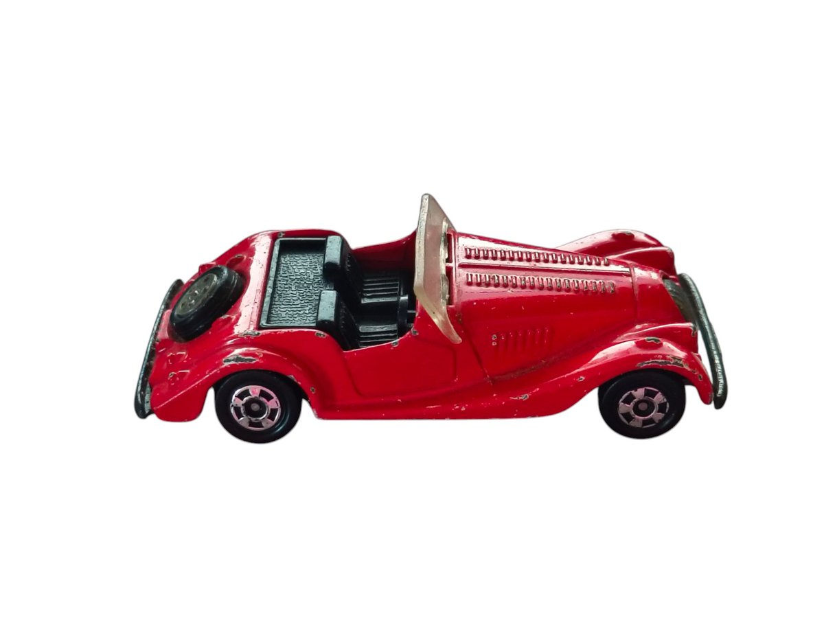 1977 Tomy Tomica Morgan Plus 8 No. F26 Red w/ Windshield Diecast image 3
