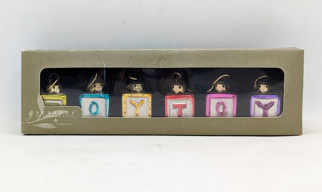 Seasons of Cannon Falls Blown Glass Toy Ornaments