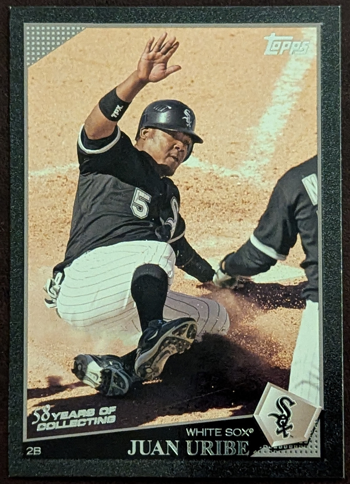 2009 Topps Juan Uribe Black Border /58 #149 White Sox