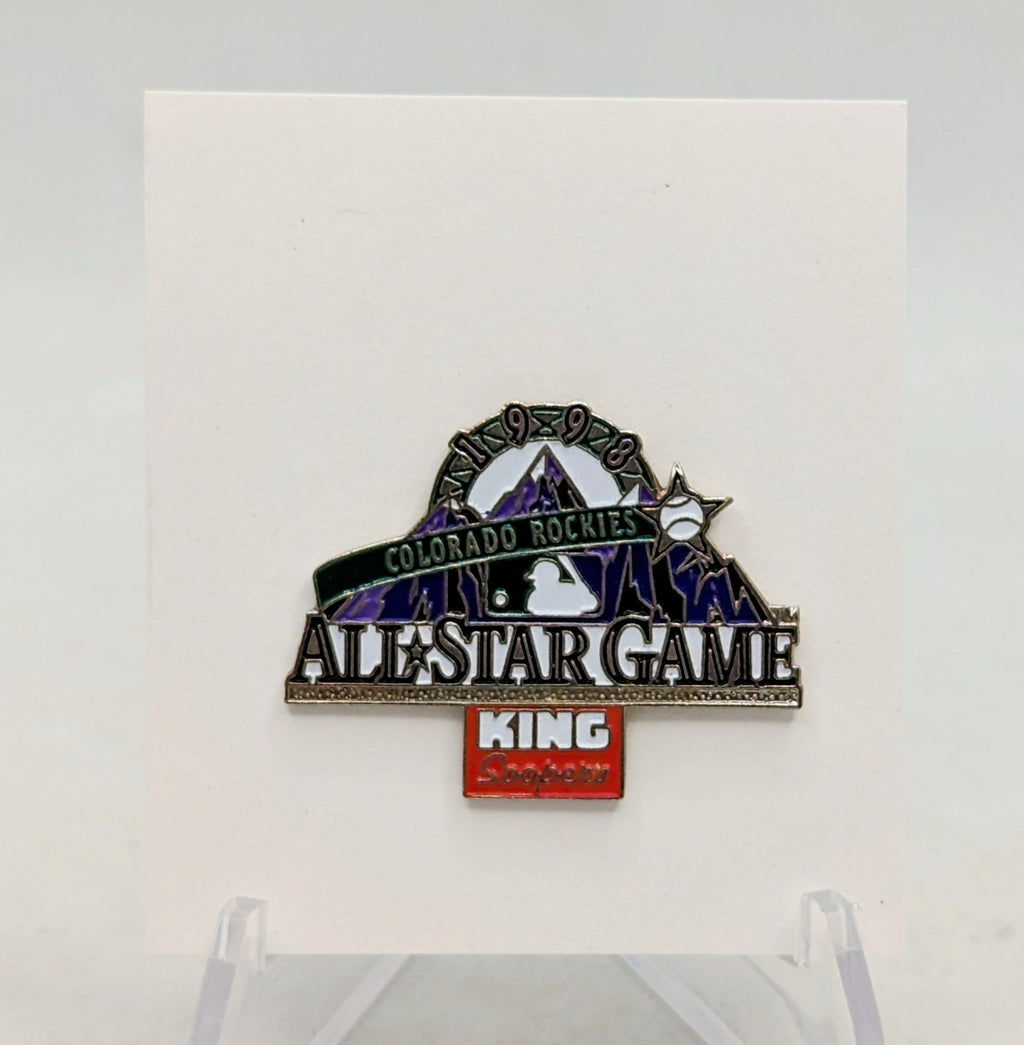 1998 All Star Game Coors Field Colorado Rockies King Soopers MLB Enamel Pin