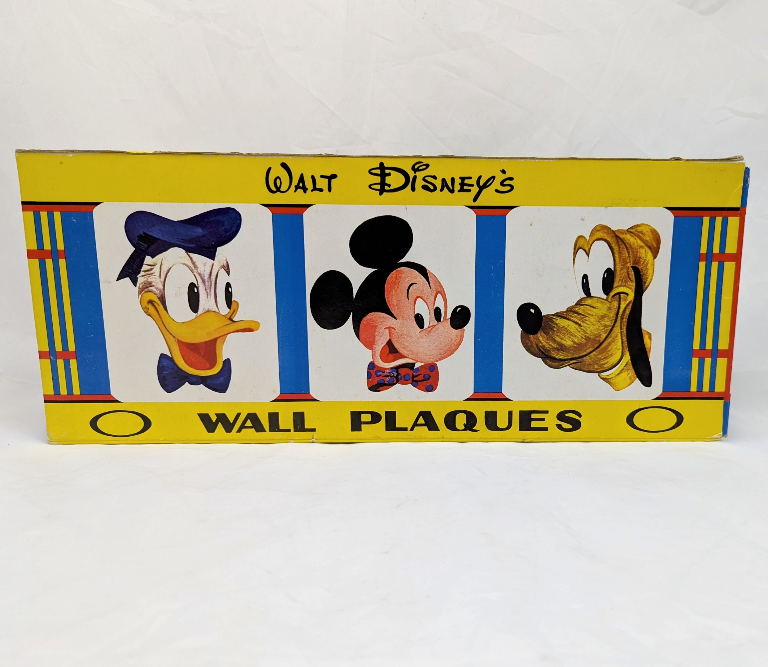 Vintage Walt Disney Mickey, Donald Duck & Goofy Wall Plaques image 2