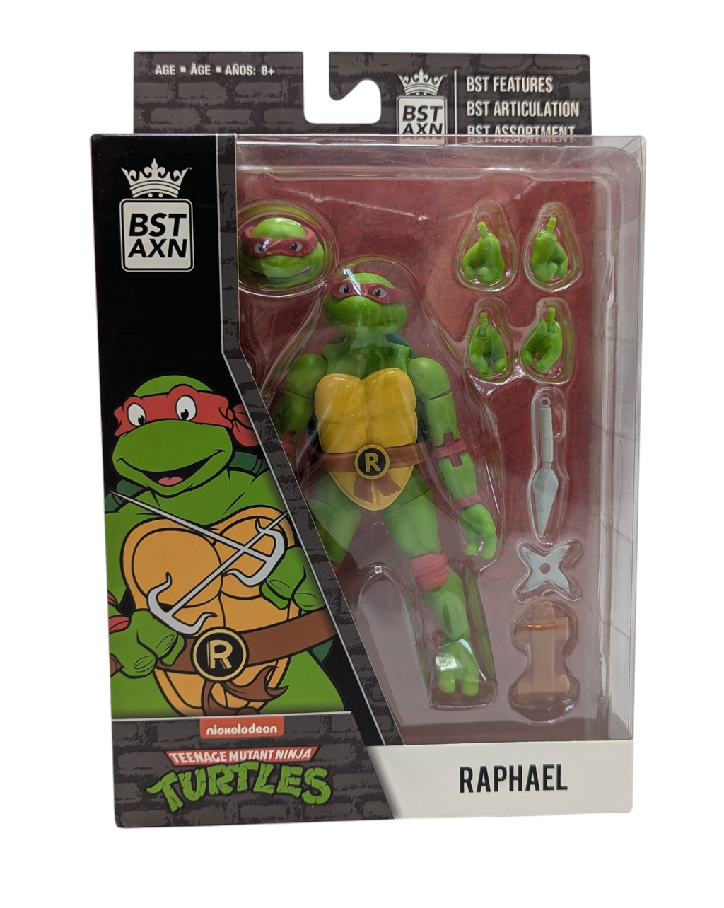 2024 BST AXN Teenage Mutant Ninja Turtles Raphael Action Figure