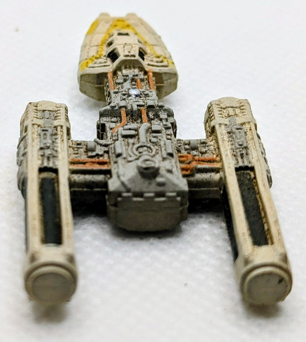 1994 Galoob Micro Machines Star Wars Space 3 Y-Wing Starfighter Mini image 4