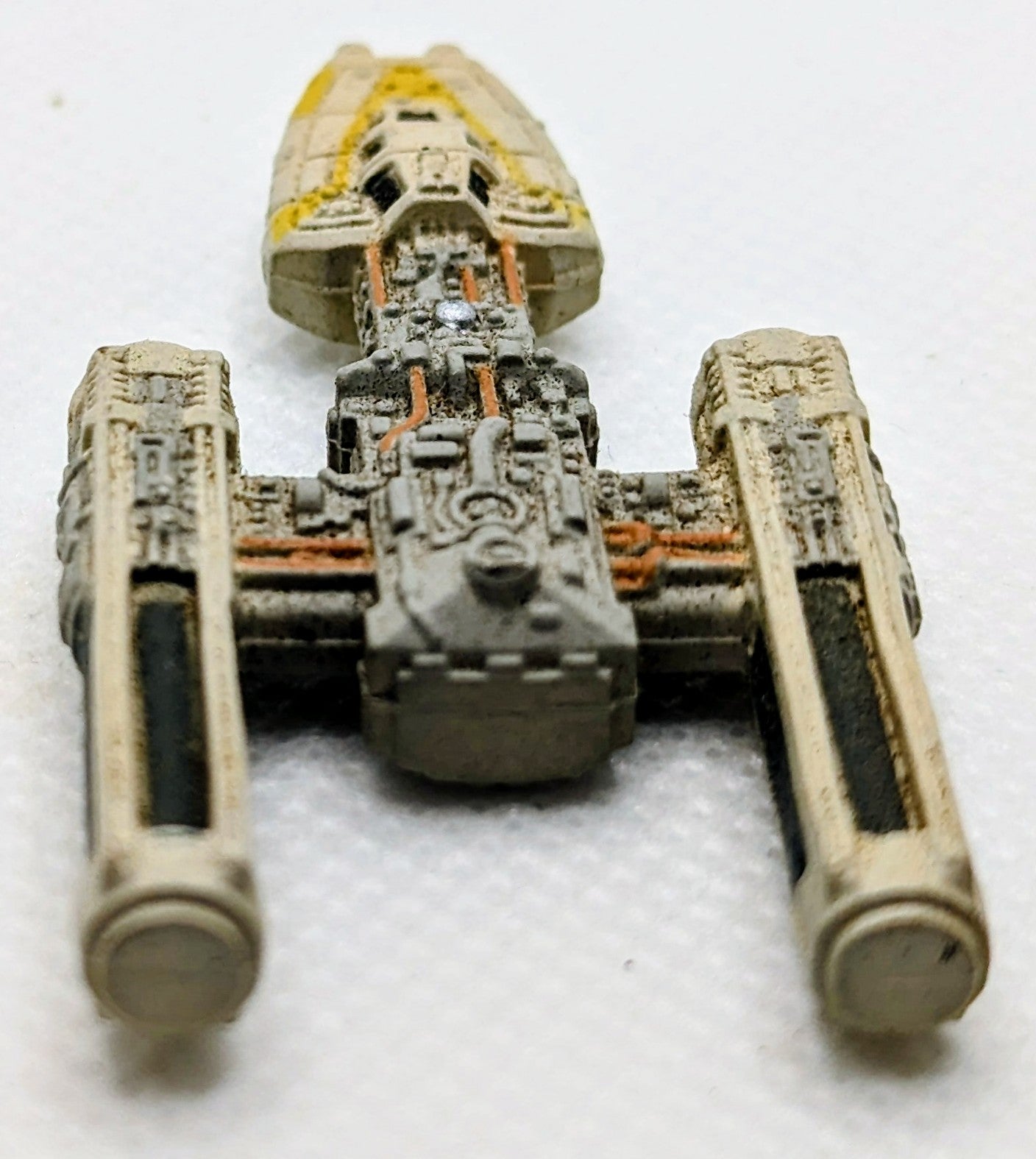 1994 Galoob Micro Machines Star Wars Space 3 Y-Wing Starfighter Mini image 4