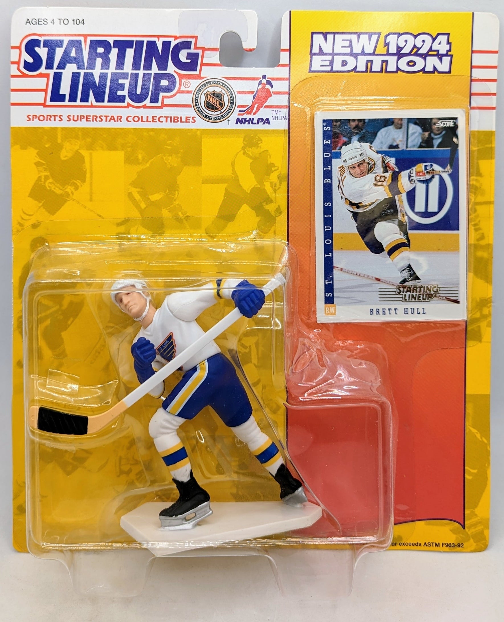 1994 Kenner Starting Lineup Brett Hull St. Louis Blues Hockey NHL Figure