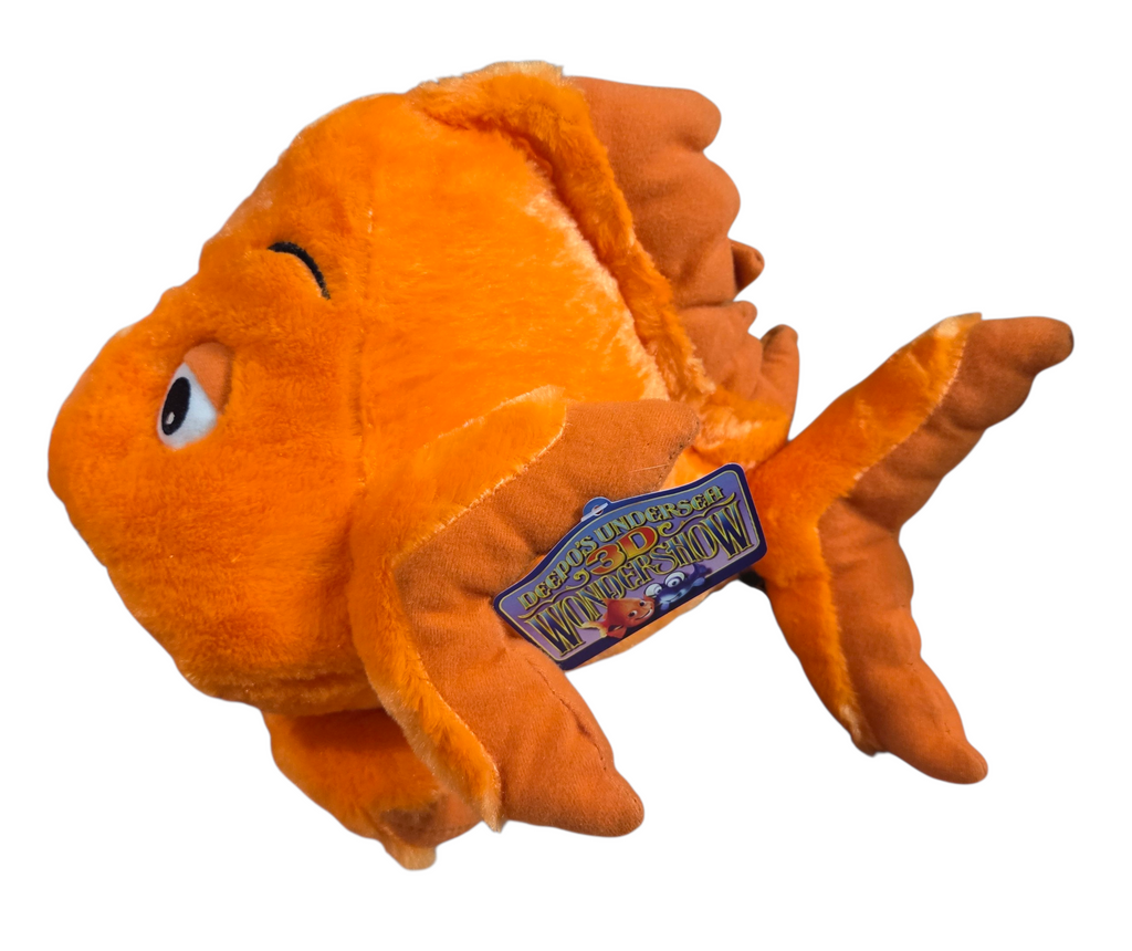 Wild Republic Deepo’s Undersea 3D Wondershow 15" Orange Garibaldi Plush Fish image 3
