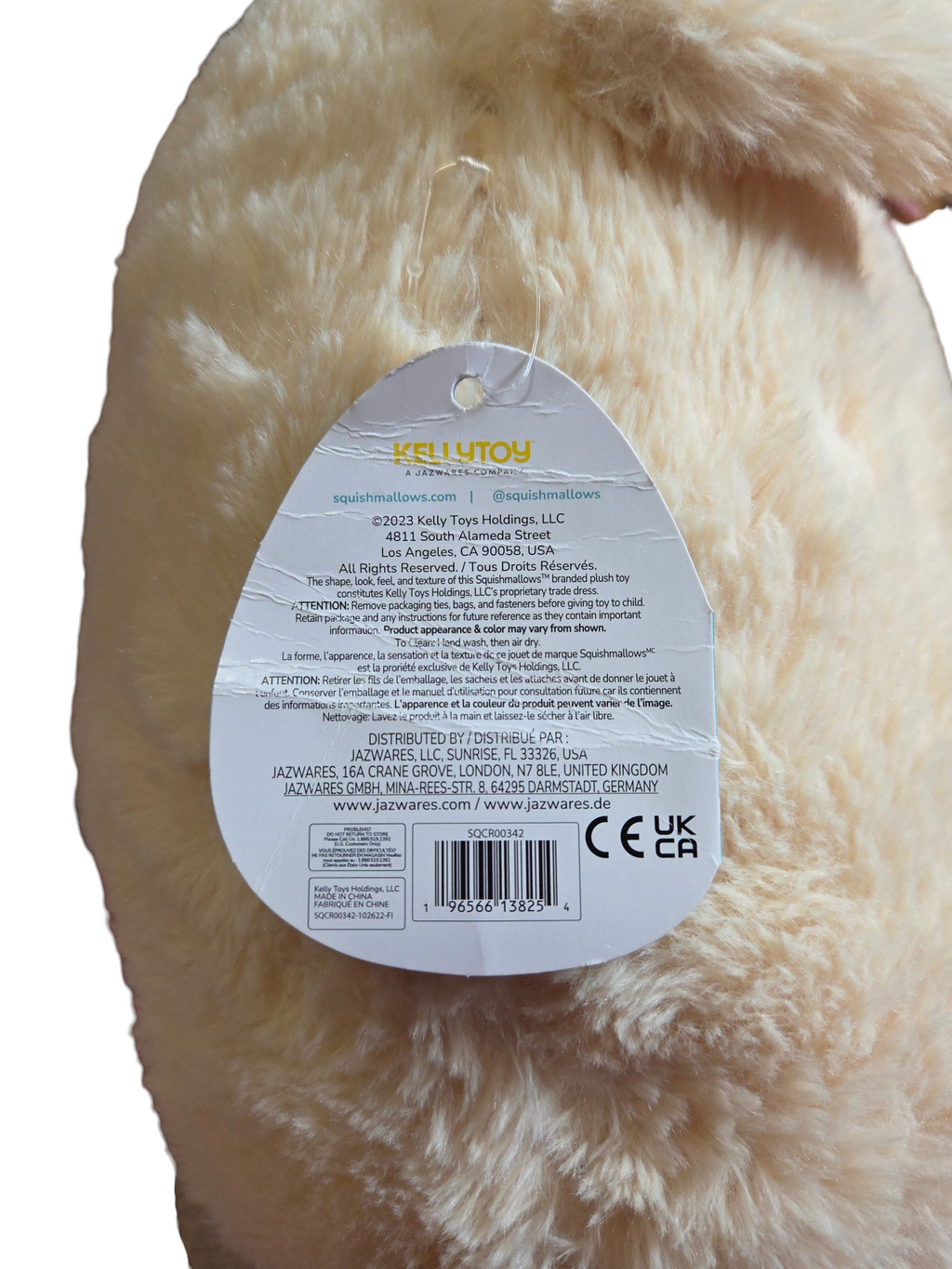 Squishmallow Fuzz A Mallows Stevon The Golden Retriever 12" Plush image 4