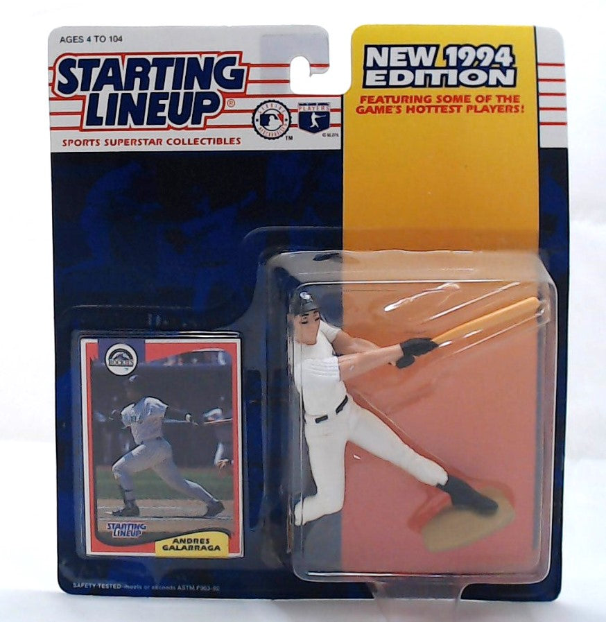 1994 Starting Lineup Andres Galarraga Colorado Rockies Baseball Figure