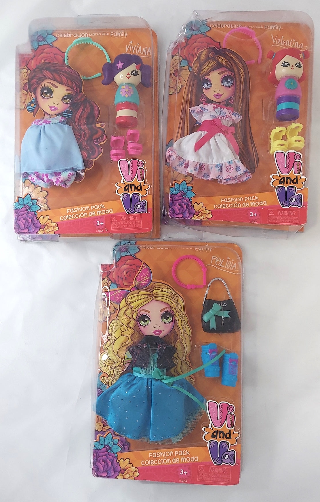 2014 Vi And Va Fashion 3 Pack Viviana, Valentina & Felicia