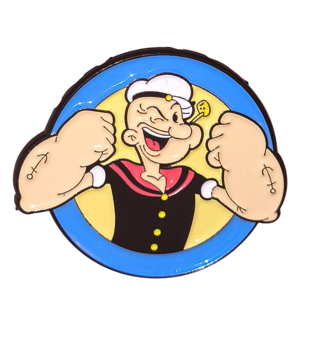 King Features Popeye The Sailor Man Character Logo Enamel Pin