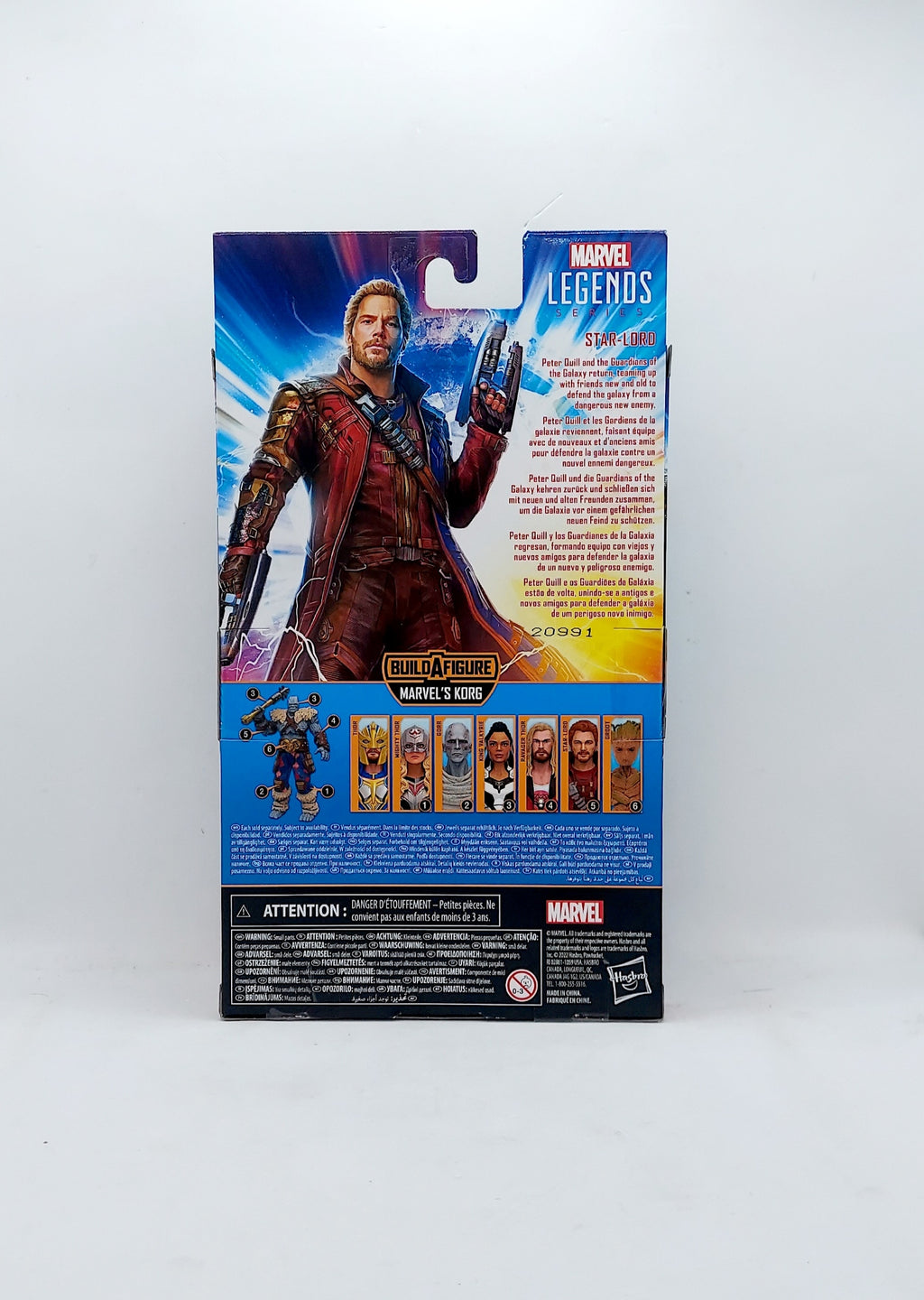 Hasbro Marvel Legends Thor Love and Thunder Star-Lord 6" Figure image 2